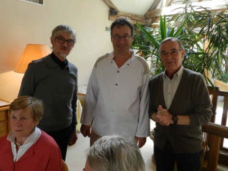 Le chef, monsieur Thierry Gimenez vient nous saluer avec une grande simplicité.