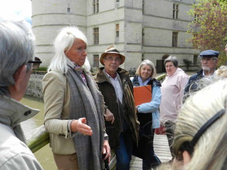 Bénédicte Michaud, l'actuelle propriétaire, nous fit l'honneur de commenter la visite.