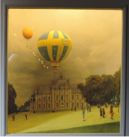 Ce ballon le "château de Balleroy", piloté par Forbes, a réussi la traversée des Etats Unis d'ouest en est, 4500km  en 21 jours.